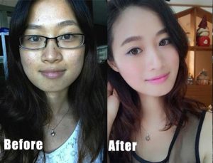 Trước và sau khi chỉnh sửa ảnh với photoshop